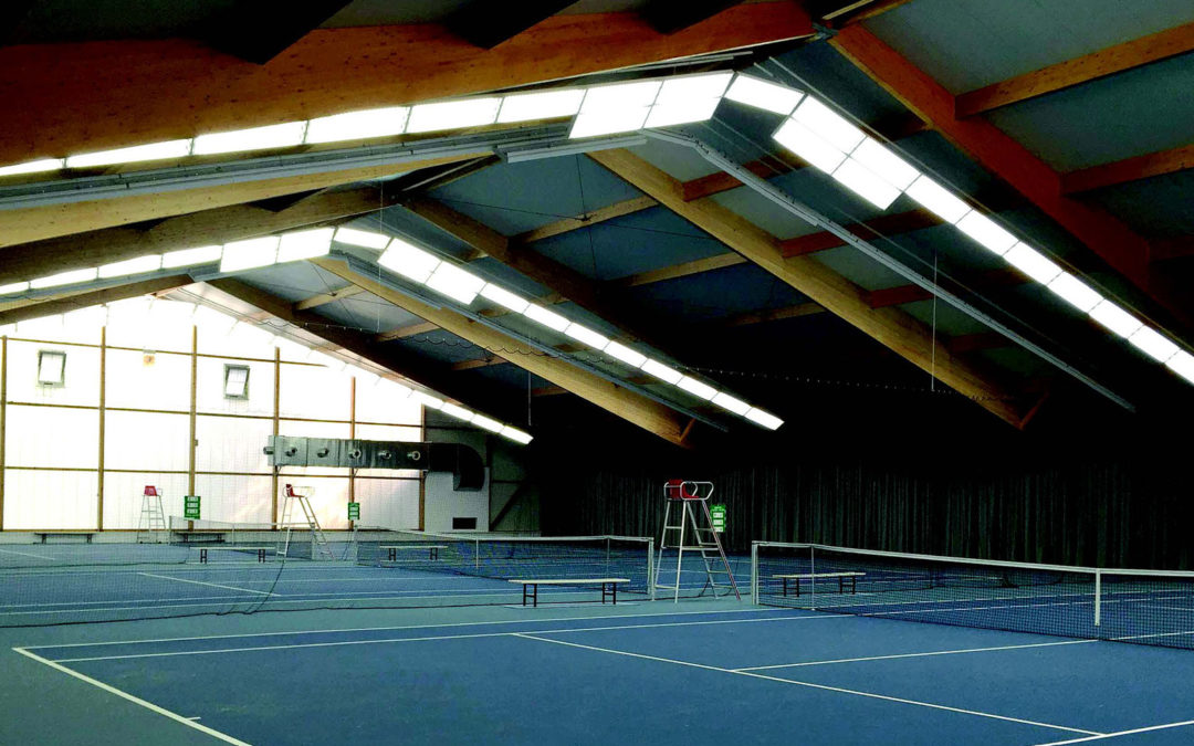 LED Beleuchtung Referenzprojekt Tennis Club