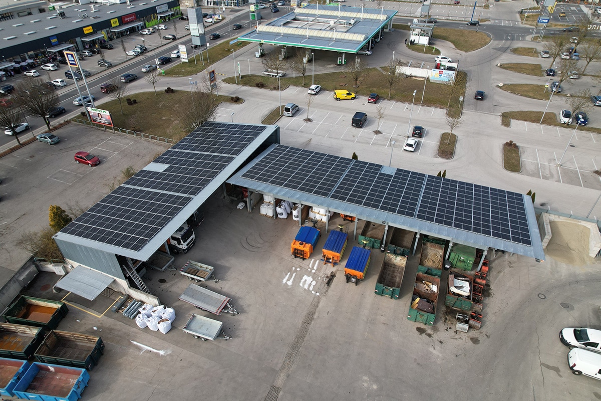 Stadtbetriebe Steyr Photovoltaikanlage 119,88 kWp
